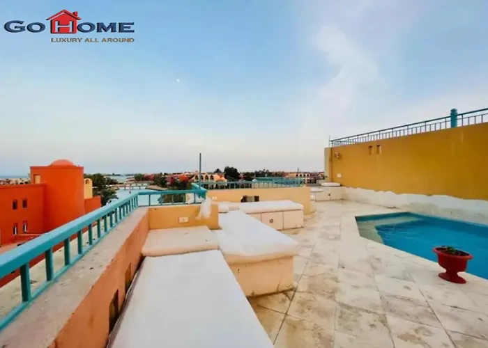 Pretty 4 Bed Penthouse At New Marina Apartamento Hurghada