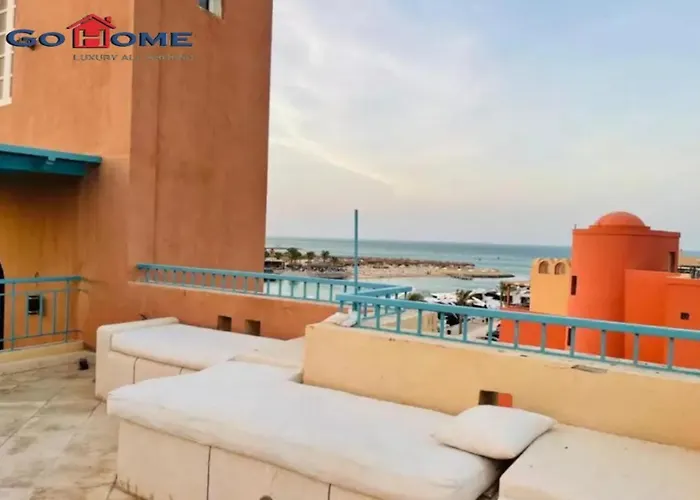 Pretty 4 Bed Penthouse At New Marina Hurghada